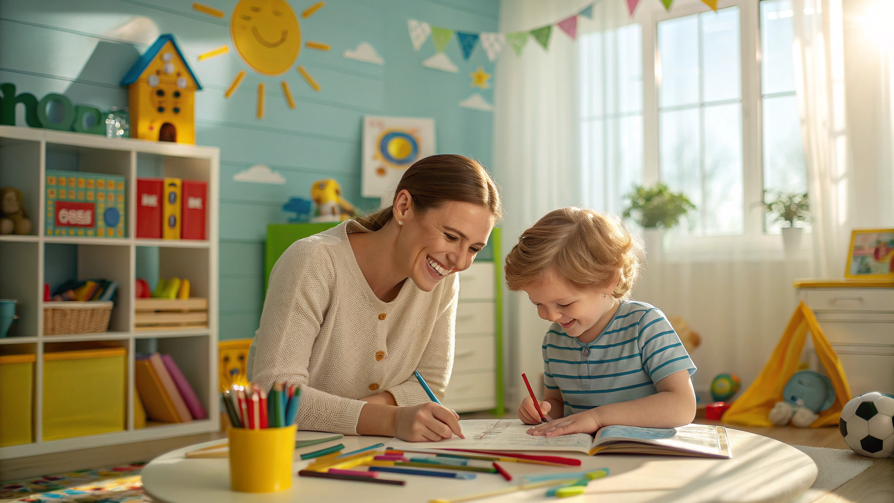 Read more about the article The Secret Power of Crayons: 5 Mind-Blowing Benefits of Coloring for Your Child’s Development 🎨✨